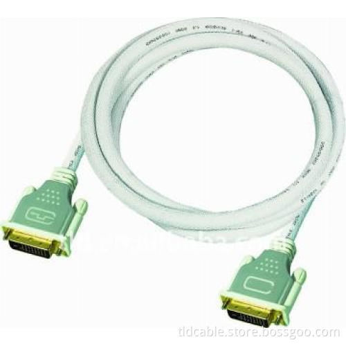 Available in Black/White Colors DVI-D M/M Digital Dual Link Cable